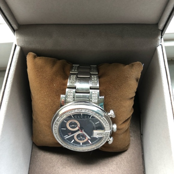 Gucci watch real Diamonds - Picture 3 of 5